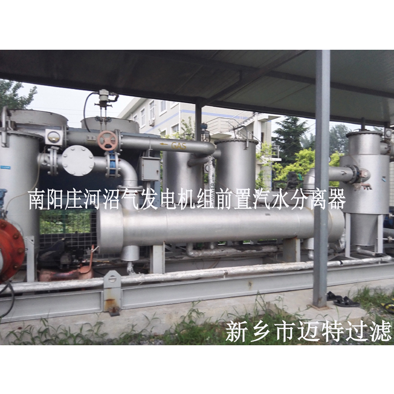 河南南陽垃圾沼氣發(fā)電廠燃燒機前氣體處理模塊，